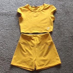 Gymshark dreamy shorts set xs